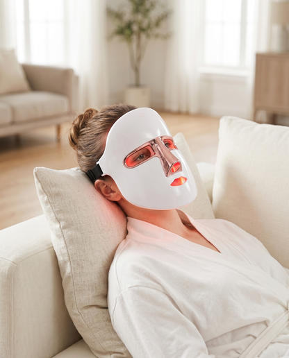 Portable 7-Color LED Light Therapy Facial Mask